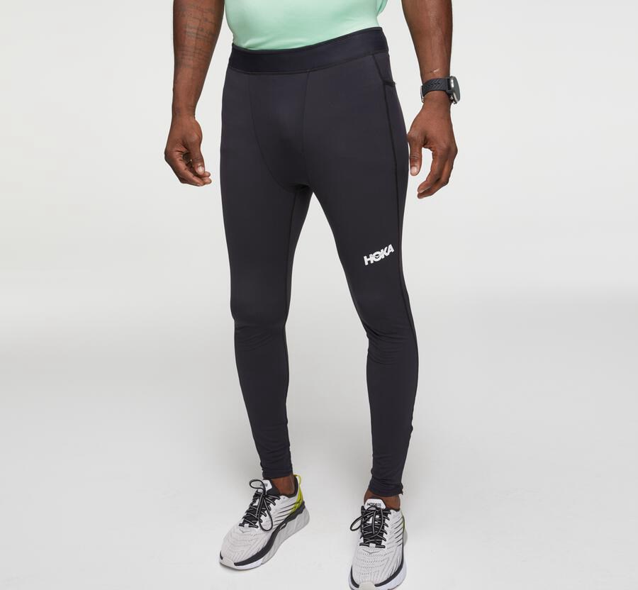 Hoka One One Pantolon Erkek Siyah - Performance Full Length Tight - SJ9465310